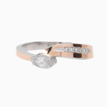 серебряное кольцо с цирконом  57208251